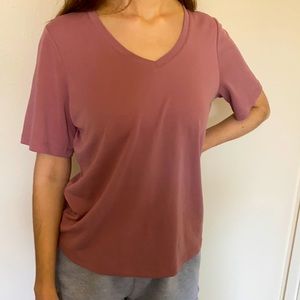 Frank & Oak Slouchy V-neck Top